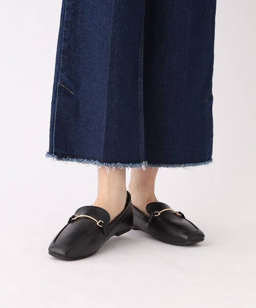 OPAQUE.CLIP(オペークドットクリップ)の「◆ビットフェイクファーローファー(ドレスシューズ・レディース・ダークブラウン系6/ベージュ系6/ブラック・03/02)」の15枚目の写真