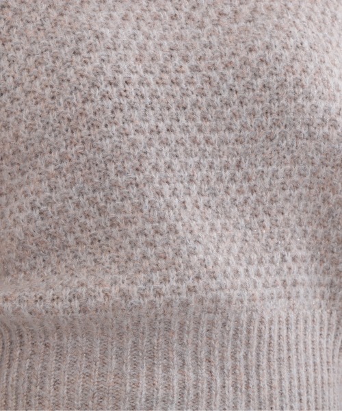 NATURAL BEAUTY BASIC（ナチュラルビューティーベーシック）の「フェザーＭＩＸラメリリヤーンニット（ニット/セーター・レディース・グレー/ベージュ/ピンク・MEDIUM）」の15枚目の写真