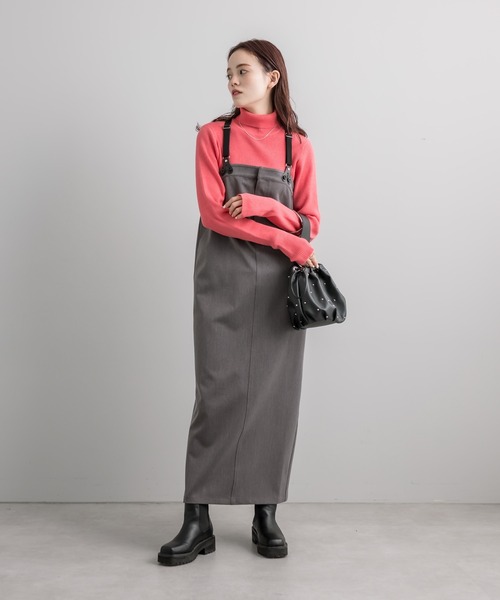 loti(ロティ)の「loti スタッズ巾着BAG(ハンドバッグ・レディース・ブラック/オフホワイト・FREE)」の10枚目の写真