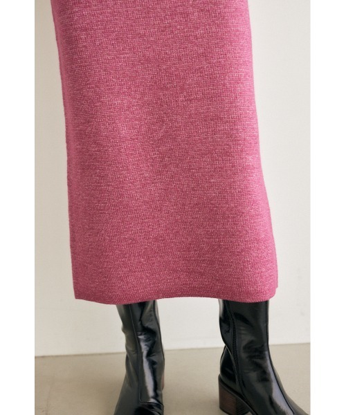 M_（エムアンダーバー）の「【M_】KNIT TIGHT スカート（スカート・レディース・グレー/ブラック/オフホワイト/パープル・1/2）」の11枚目の写真