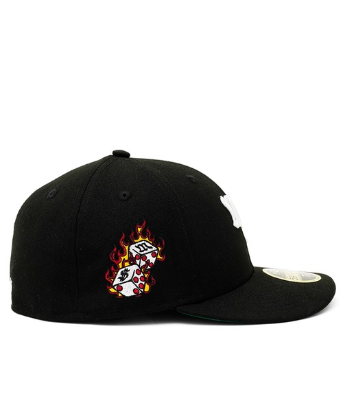 NEW ERA（ニューエラ）の「NEW ERA x MFC STORE LP 59FIFTY M$ DICE FLAME CAP（キャップ・メンズ・ブラック・7 1/8/7 1/4/7 3/8/7 1/2/7 5/8/7 3/4/7 7/8/8/7）」の4枚目の写真