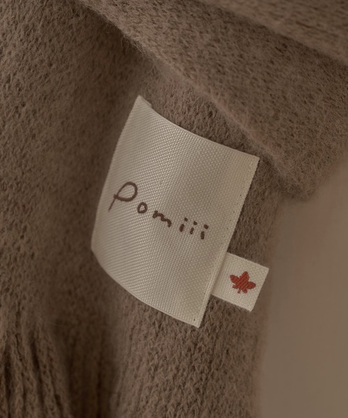 pomiii（ポミー）の「フリンジマフラー（マフラー・レディース・ブルー/ピンク/ブラウン・FREE）」の9枚目の写真