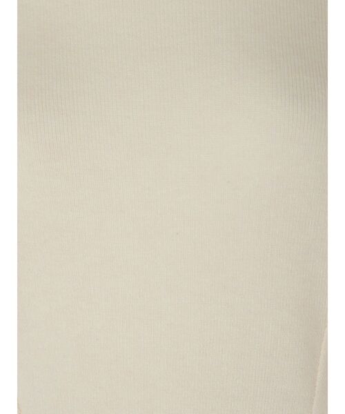 MERCURYDUO（マーキュリーデュオ）の「ケープドッキングモックネックニット（ニット/セーター・レディース・ダークブラウン/ベージュ/オフホワイト・FREE）」の4枚目の写真