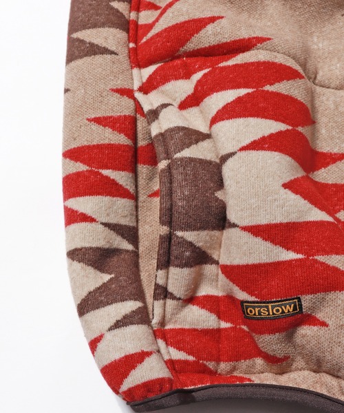 orSlow(オアスロウ)の「orSlow/オアスロウ BOA FLEECE VEST ボアフリースベスト(ベスト・メンズ・ブラウン・3/4/2)」の13枚目の写真