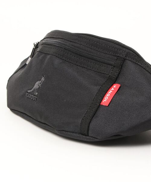 KANGOL(カンゴール)の「【KANGOL(カンゴール)】ロゴ ボディバッグ/ウエストバッグ(ボディバッグ/ウエストポーチ・メンズ・ブラック系その他/ブラック・FREE)」の5枚目の写真