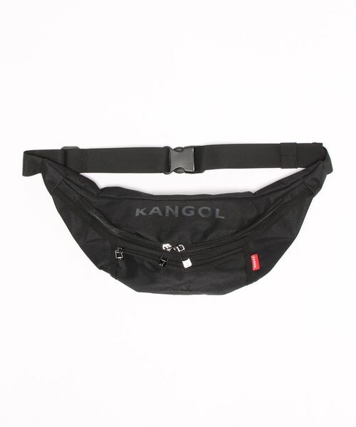 KANGOL(カンゴール)の「【KANGOL(カンゴール)】ロゴ ボディバッグ/ウエストバッグ(ボディバッグ/ウエストポーチ・メンズ・ブラック系その他/ブラック・FREE)」の3枚目の写真