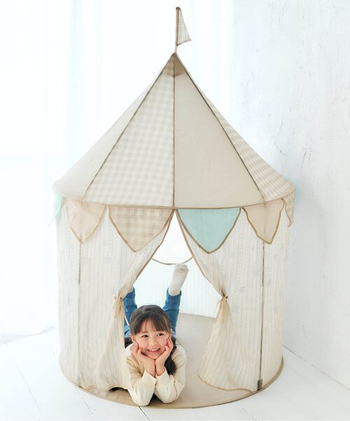 apres les cours(アプレレクール)の「キッズテント(おもちゃ・キッズ・ベージュ・FREE)」の1枚目の写真