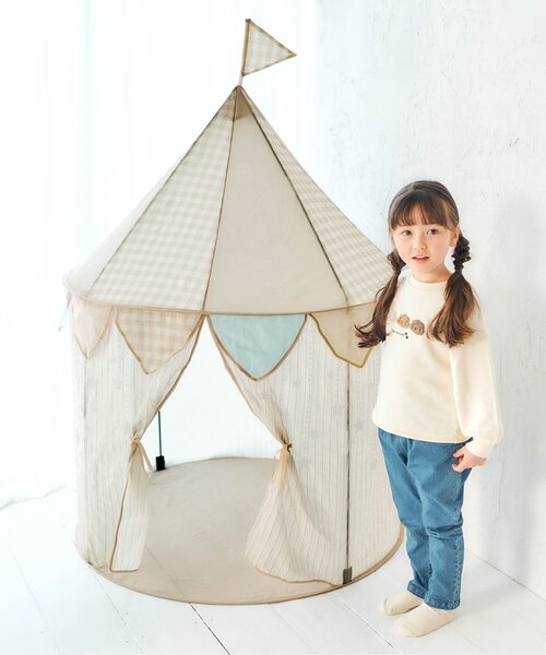 apres les cours(アプレレクール)の「キッズテント(おもちゃ・キッズ・ベージュ・FREE)」の13枚目の写真