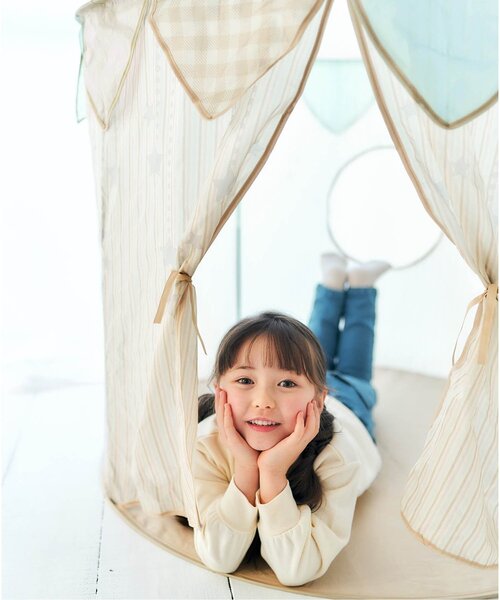 apres les cours(アプレレクール)の「キッズテント(おもちゃ・キッズ・ベージュ・FREE)」の14枚目の写真