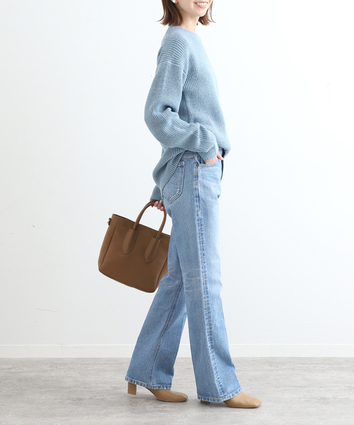 SLOBE IENA（スローブイエナ）の「【MARCO BIANCHINI/マルコ・ビアンキーニ 】  レザートート（トートバッグ・レディース・ブラック/ベージュ/イエロー・FREE）」の17枚目の写真