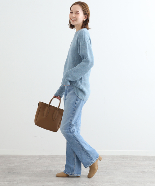 SLOBE IENA（スローブイエナ）の「【MARCO BIANCHINI/マルコ・ビアンキーニ 】  レザートート（トートバッグ・レディース・ブラック/ベージュ/イエロー・FREE）」の19枚目の写真