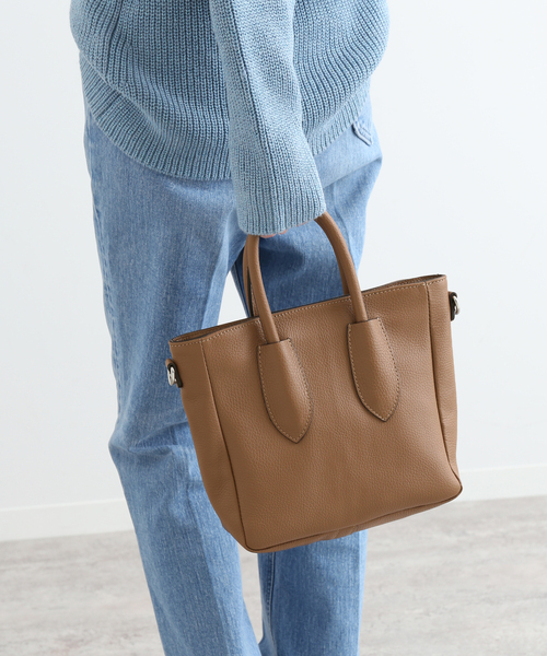 SLOBE IENA（スローブイエナ）の「【MARCO BIANCHINI/マルコ・ビアンキーニ 】  レザートート（トートバッグ・レディース・ブラック/ベージュ/イエロー・FREE）」の22枚目の写真