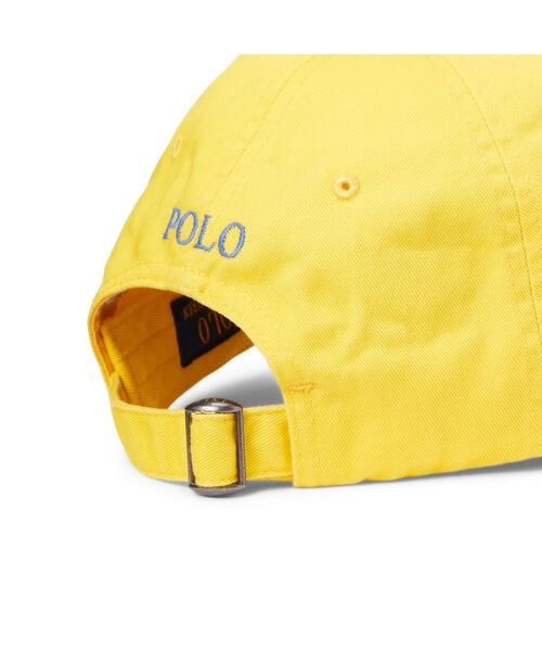 POLO RALPH LAUREN(ポロ ラルフ ローレン)の「コットン チノ ボール キャップ(キャップ・メンズ・イエロー系4・ONE)」の5枚目の写真