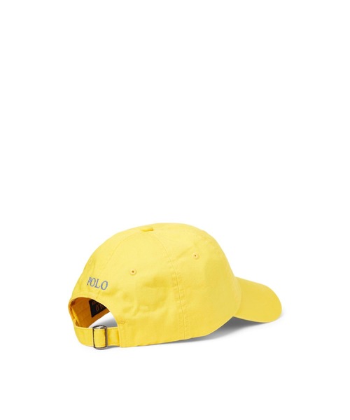 POLO RALPH LAUREN(ポロ ラルフ ローレン)の「コットン チノ ボール キャップ(キャップ・メンズ・イエロー系4・ONE)」の2枚目の写真