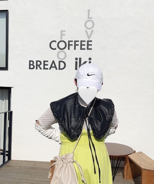 Meli rich（メリーリッチ）の「ポコポコジャガード半袖プルオーバー（Tシャツ/カットソー・レディース・ライトベージュ/ブラック/グリーン/オレンジ・MEDIUM）」の16枚目の写真