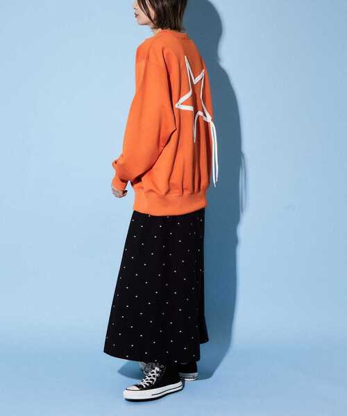 CONVERSE TOKYO(コンバーストウキョウ)の「星柄★ジャガードスカート(スカート・レディース・ブラック・FREE)」の12枚目の写真