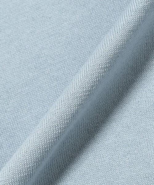 Demi-Luxe BEAMS コットン 五分袖 ハイネックニット［手洗い可］ セール】AK+1 / コットン 五分袖 ハイネックニット［手洗い可