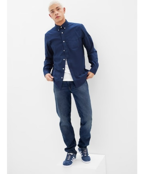 GAP(ギャップ)の「Gapflex ウォッシュウェル ストレートジーンズ(デニムパンツ・メンズ・ライトインディゴブルー・28/30/29/30/30/30/31/30/31/32/32/30/32/32/33/32/34/32/36/32)」の4枚目の写真