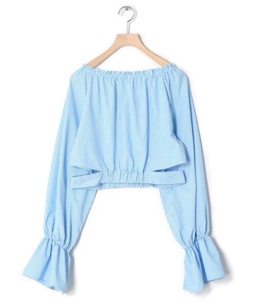 Alley by w closet（アリーバイダブルクローゼット）の「【セットアップ対応/Alley】キャンディスリーブブラウス（シャツ/ブラウス・レディース・ブルー/イエロー・FREE）」の16枚目の写真