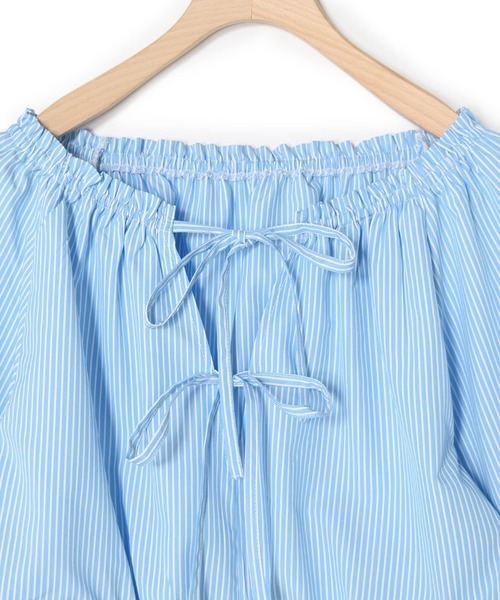 Alley by w closet（アリーバイダブルクローゼット）の「【セットアップ対応/Alley】キャンディスリーブブラウス（シャツ/ブラウス・レディース・ブルー/イエロー・FREE）」の17枚目の写真