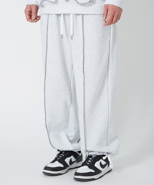 improves(インプローブス)の「ステッチデザイン スウェットパンツ(スウェットパンツ・メンズ・ブラック/グレー・FREE)」の13枚目の写真