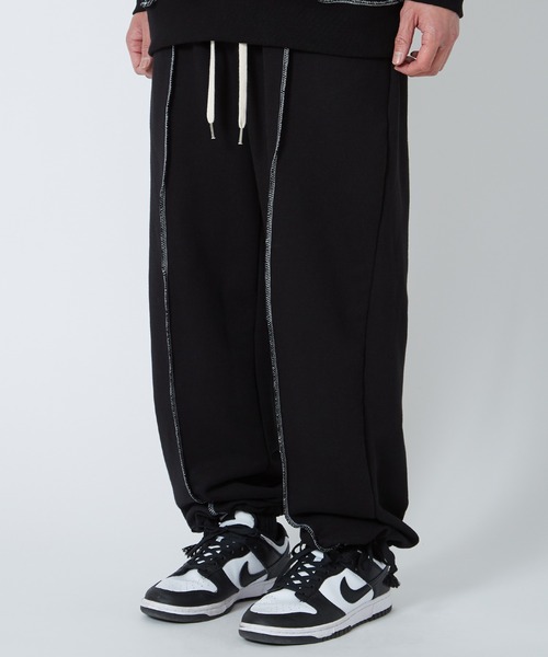 improves(インプローブス)の「ステッチデザイン スウェットパンツ(スウェットパンツ・メンズ・ブラック/グレー・FREE)」の6枚目の写真