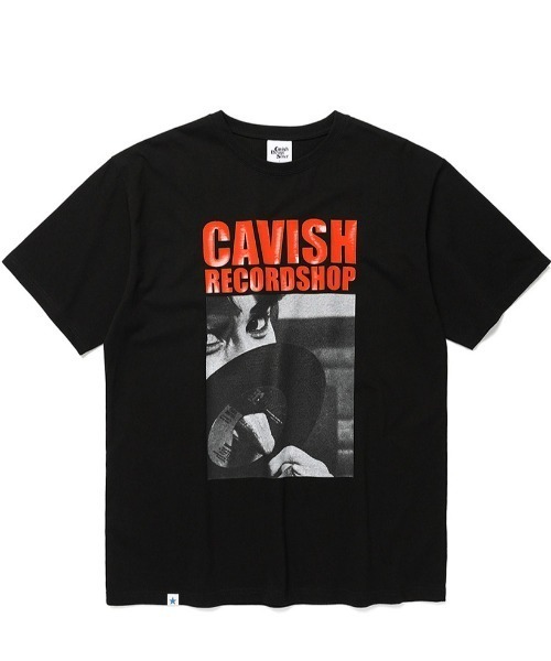 Cavish（カビシ）の「A'GEM/9 × .kom『CAVISH/カビシ』RECORD SHOP SS ティーシャツ/レコードショップ Tシャツ 半袖カットソー（Tシャツ/カットソー・メンズ・ホワイト/ブラック・M/L）」の10枚目の写真