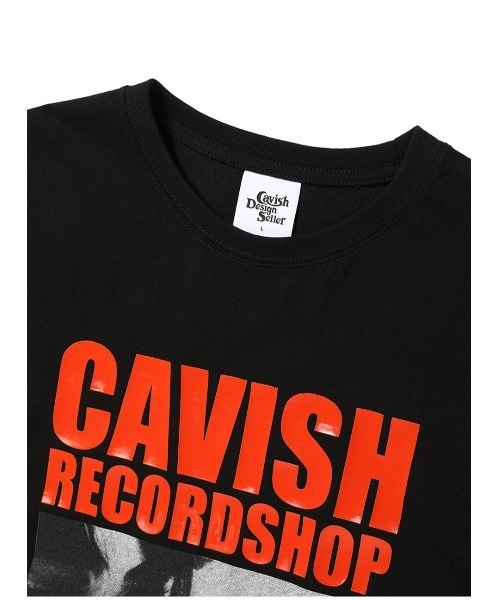 Cavish（カビシ）の「A'GEM/9 × .kom『CAVISH/カビシ』RECORD SHOP SS ティーシャツ/レコードショップ Tシャツ 半袖カットソー（Tシャツ/カットソー・メンズ・ホワイト/ブラック・M/L）」の12枚目の写真