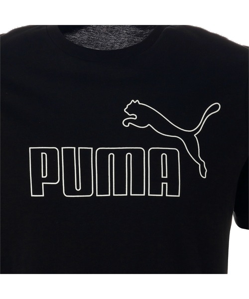 PUMA(プーマ)の「PUMA プーマ メンズ ESS ELEVATED 半袖 Tシャツ(Tシャツ/カットソー・メンズ・ネイビー/ブラック/ホワイト/オレンジ・XX-LARGE/MEDIUM/SMALL/LARGE/X-LARGE)」の8枚目の写真