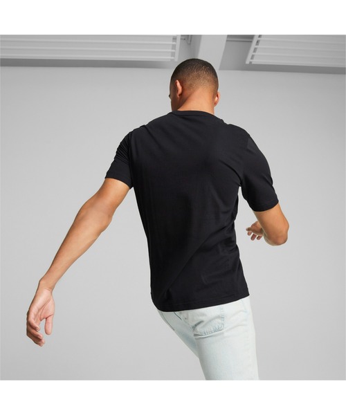 PUMA(プーマ)の「PUMA プーマ メンズ ESS ELEVATED 半袖 Tシャツ(Tシャツ/カットソー・メンズ・ネイビー/ブラック/ホワイト/オレンジ・XX-LARGE/MEDIUM/SMALL/LARGE/X-LARGE)」の12枚目の写真