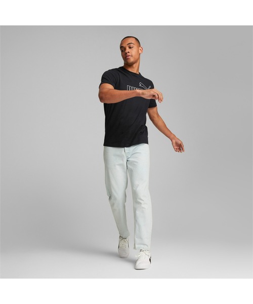PUMA(プーマ)の「PUMA プーマ メンズ ESS ELEVATED 半袖 Tシャツ(Tシャツ/カットソー・メンズ・ネイビー/ブラック/ホワイト/オレンジ・XX-LARGE/MEDIUM/SMALL/LARGE/X-LARGE)」の15枚目の写真