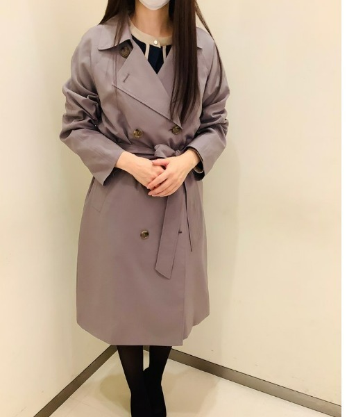 BRICK HOUSE by TOKYO SHIRT（ブリックハウス）の「ベーシックトレンチコート（トレンチコート・レディース・ライトカーキ/ネイビー/グレイッシュベージュ/ライトベージュ・M/L）」の20枚目の写真