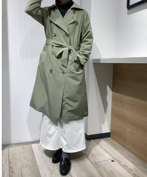 BRICK HOUSE by TOKYO SHIRT（ブリックハウス）の「ベーシックトレンチコート（トレンチコート・レディース・ライトカーキ/ネイビー/グレイッシュベージュ/ライトベージュ・M/L）」の17枚目の写真