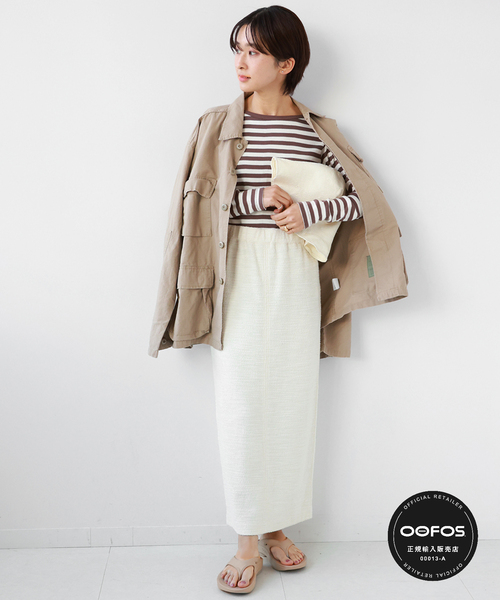 OOFOS（ウーフォス）の「《追加》【OOFOS/ウーフォス】ORIGINAL：サンダル（サンダル・レディース・ブラック/カーキ/ベージュ/パープル・22cm/23cm/24cm/25cm）」の19枚目の写真