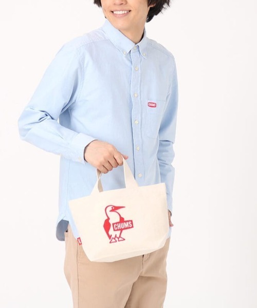 CHUMS(チャムス)の「CHUMS/チャムス トートバック Booby Mini Canvas Tote ブービーミニキャンバストート CH60-3496(トートバッグ・メンズ・ブラック/レッド/ホワイト/ミント/ブルー/グリーン・FREE)」の20枚目の写真