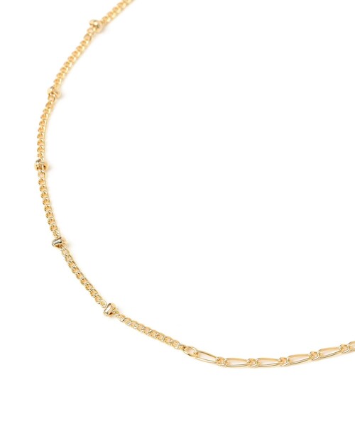 SALON(サロン)の「SALON: パールモチーフ チェーン ミックス マンテル ネックレス(ネックレス・レディース・ホワイト・ONE SIZE)」の2枚目の写真