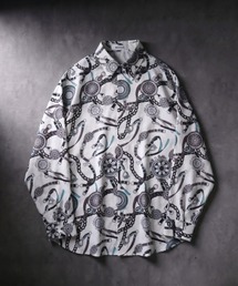 REGIEVO（レジエボ）の「Allover pattern dolman sleeve long sleeve shirt / 総柄ドルマンスリーブ長袖シャツ unisex（シャツ/ブラウス）」