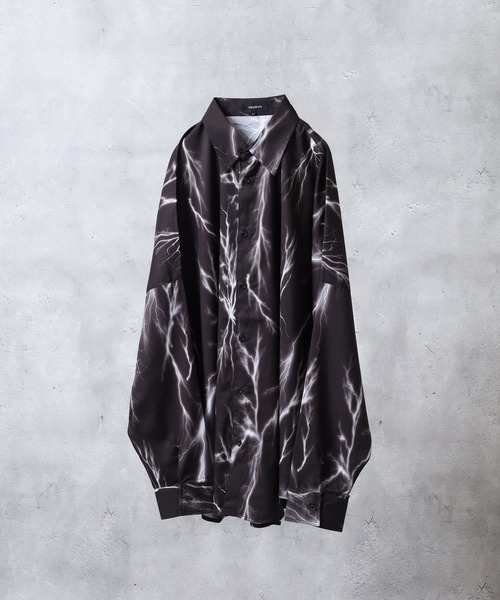 Allover pattern dolman sleeve long sleeve shirt / 総柄ドルマンスリーブ長袖シャツ unisex（シャツ/ブラウス）｜REGIEVO（レジエボ）