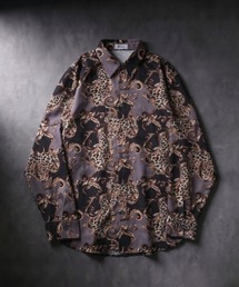 REGIEVO（レジエボ）の「Allover pattern dolman sleeve long sleeve shirt / 総柄ドルマンスリーブ長袖シャツ unisex（シャツ/ブラウス）」