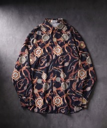 REGIEVO（レジエボ）の「Allover pattern dolman sleeve long sleeve shirt / 総柄ドルマンスリーブ長袖シャツ unisex（シャツ/ブラウス）」