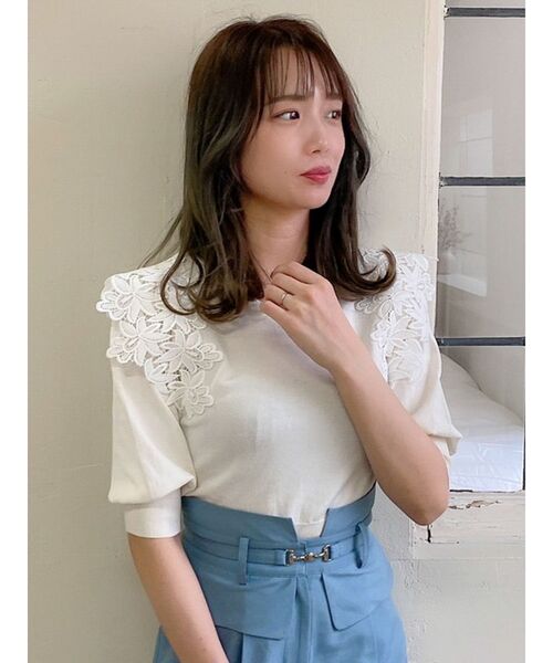 dazzlin(ダズリン)の「ウエストビットワイドパンツ(その他パンツ・レディース・ピンク/ブルー/アイボリー・SMALL/MEDIUM)」の21枚目の写真