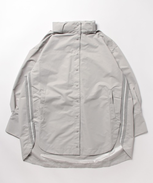aunt lily(アントリリー)の「撥水 防風 2WAY シャツジャケット マウンテンパーカー ライトアウター チュニック丈 軽量 羽織り 洗える きれいめ 大人カジュアル(その他アウター・レディース・ブロンズ/ブラック/シルバー・7号/11号/9号/13号/15号)」の19枚目の写真