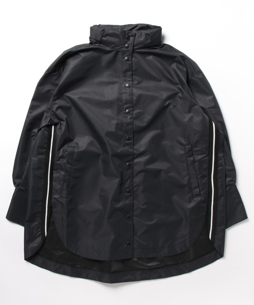 aunt lily(アントリリー)の「撥水 防風 2WAY シャツジャケット マウンテンパーカー ライトアウター チュニック丈 軽量 羽織り 洗える きれいめ 大人カジュアル(その他アウター・レディース・ブロンズ/ブラック/シルバー・7号/11号/9号/13号/15号)」の7枚目の写真
