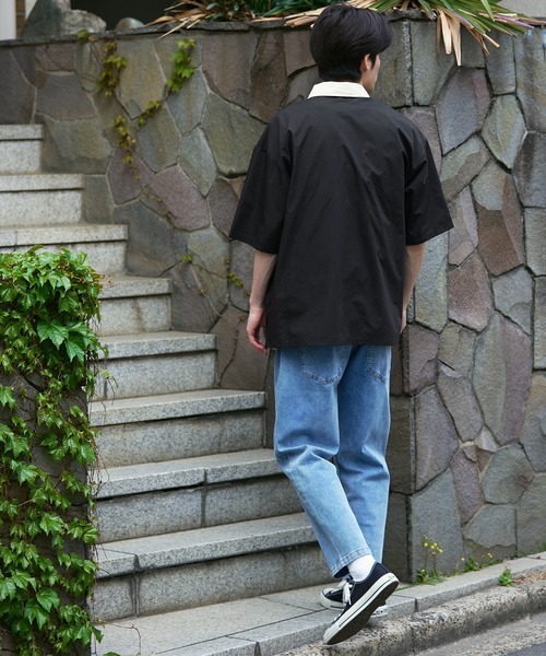 coca（coca）（コカ）の「メンズワッペンクレリックワークシャツ（シャツ/ブラウス・メンズ・ブラック/グリーン・M/L/XL）」の11枚目の写真