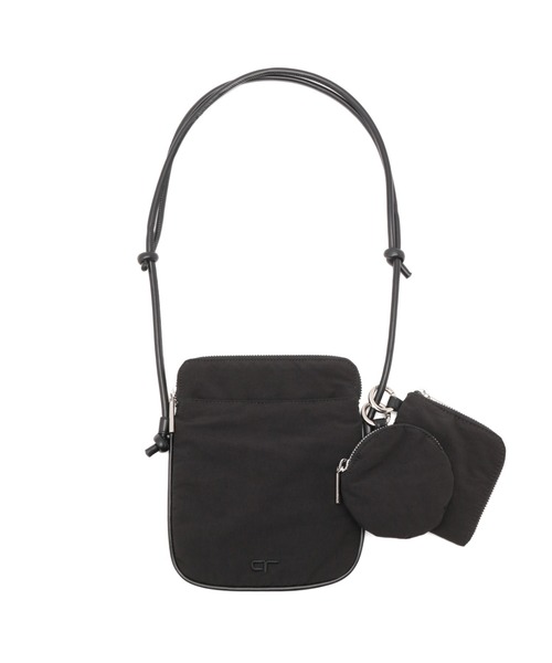 ADAM ET ROPE'（アダムエロペ）の「ナイロンウォレットポーチ（ショルダーバッグ・レディース・グリーン/ブラック/オフホワイト・FREE）」の6枚目の写真