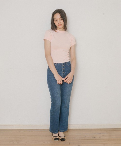 オーガニックコットン ハート刺繍入りちびT TINA:JOJUN(ニット/セーター)|TINA:JOJUN(ティーナジョジュン) オーガニックコットン ハート刺繍入りちびT TINA:JOJUN(ニット/セーター)|TINA:JOJUN(ティーナジョジュン)