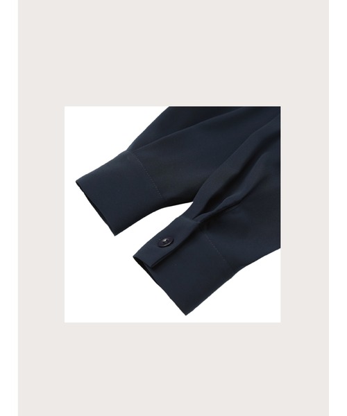 LA POMME jours(ラポミ・ジュール)の「シンプルリボンシフォンブラウス/Ribbon Classical Blouse【LA POMME jours/ラポミ・ジュール】(シャツ/ブラウス・レディース・クリーム/ダークブルー・MEDIUM/SMALL/LARGE)」の20枚目の写真