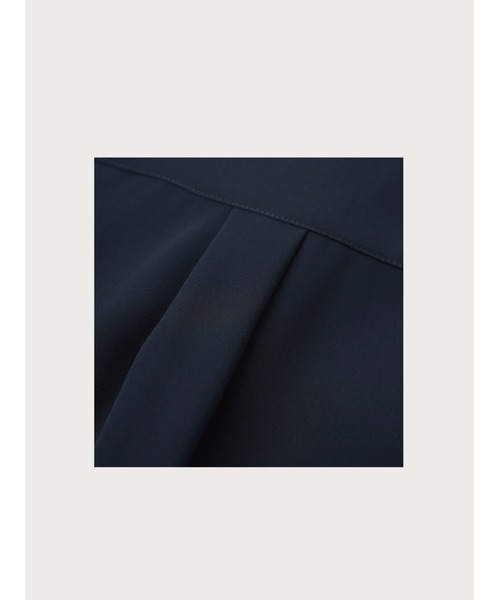 LA POMME jours(ラポミ・ジュール)の「シンプルリボンシフォンブラウス/Ribbon Classical Blouse【LA POMME jours/ラポミ・ジュール】(シャツ/ブラウス・レディース・クリーム/ダークブルー・MEDIUM/SMALL/LARGE)」の12枚目の写真