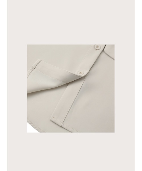 LA POMME jours(ラポミ・ジュール)の「シンプルリボンシフォンブラウス/Ribbon Classical Blouse【LA POMME jours/ラポミ・ジュール】(シャツ/ブラウス・レディース・クリーム/ダークブルー・MEDIUM/SMALL/LARGE)」の16枚目の写真