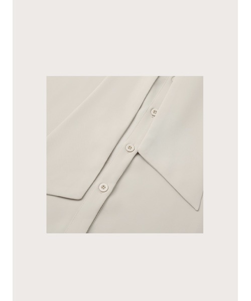 LA POMME jours(ラポミ・ジュール)の「シンプルリボンシフォンブラウス/Ribbon Classical Blouse【LA POMME jours/ラポミ・ジュール】(シャツ/ブラウス・レディース・クリーム/ダークブルー・MEDIUM/SMALL/LARGE)」の21枚目の写真